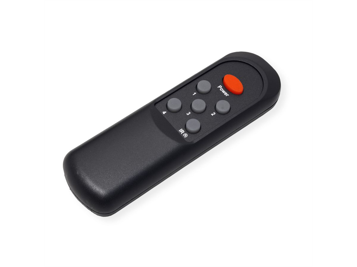 ROLINE HDMI Switch, 4x1, 8K60Hz, with Remote Control