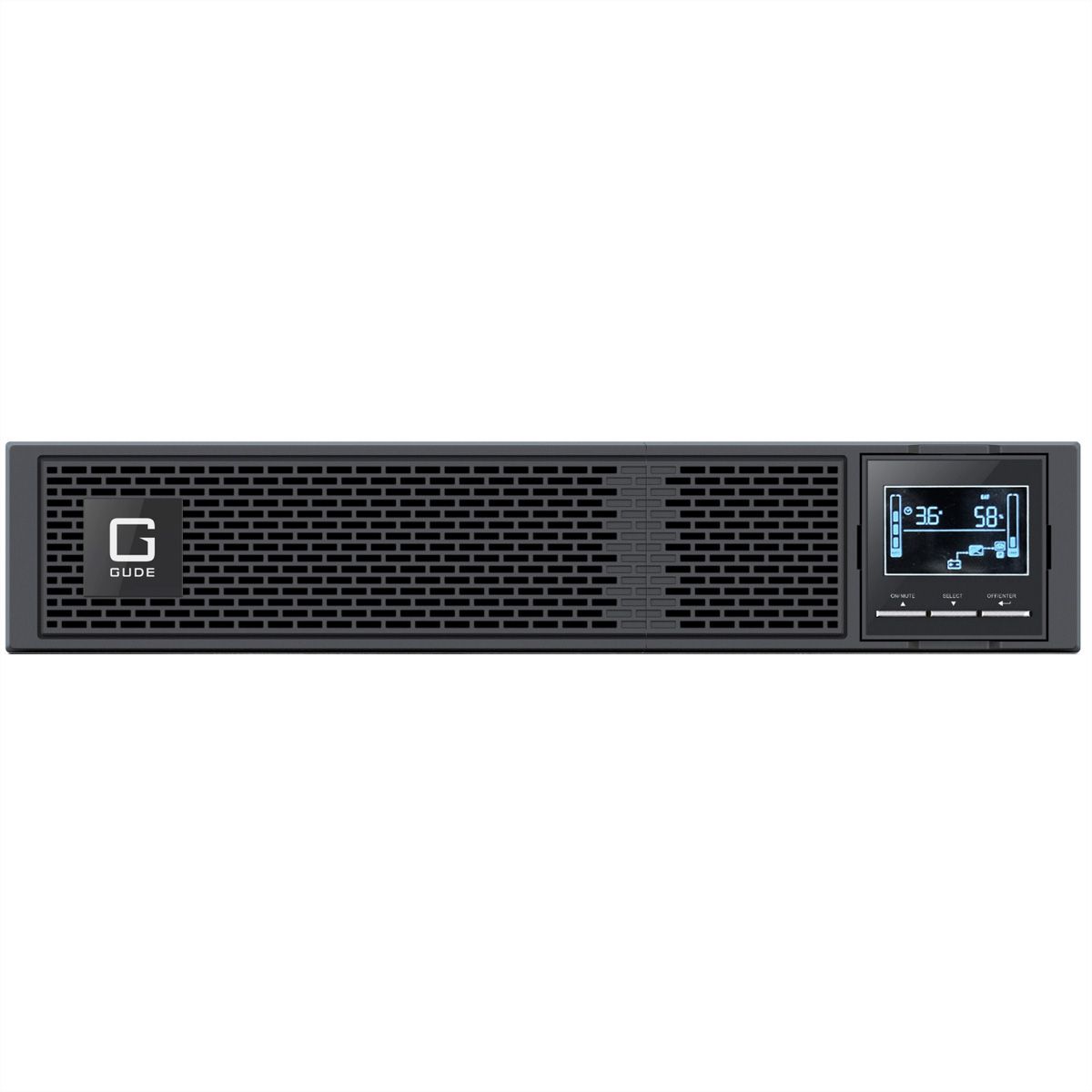 ROLINE ProSecure III 3000 RM2HE - Online UPS, 19" rack-versie, zwart, zwart