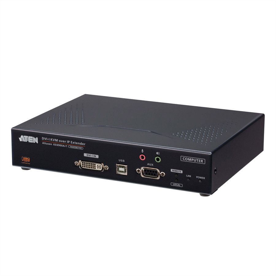 ATEN KE6900AIT Full HD DVI KVM Over IP-extender Zender met internettoegang