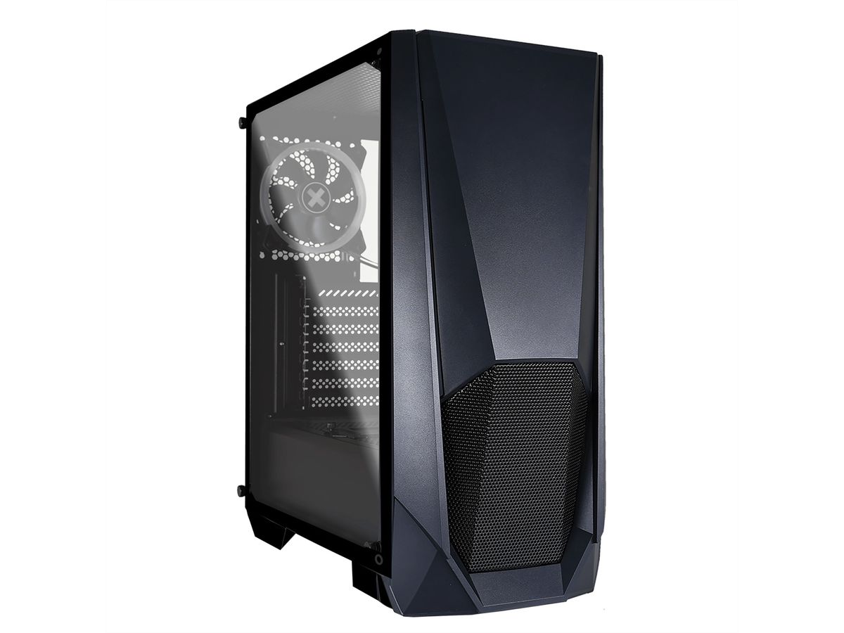 Xilence Xilent Blast X505.ARGB Gaming PC Case, RGB ATX Midi Tower, black