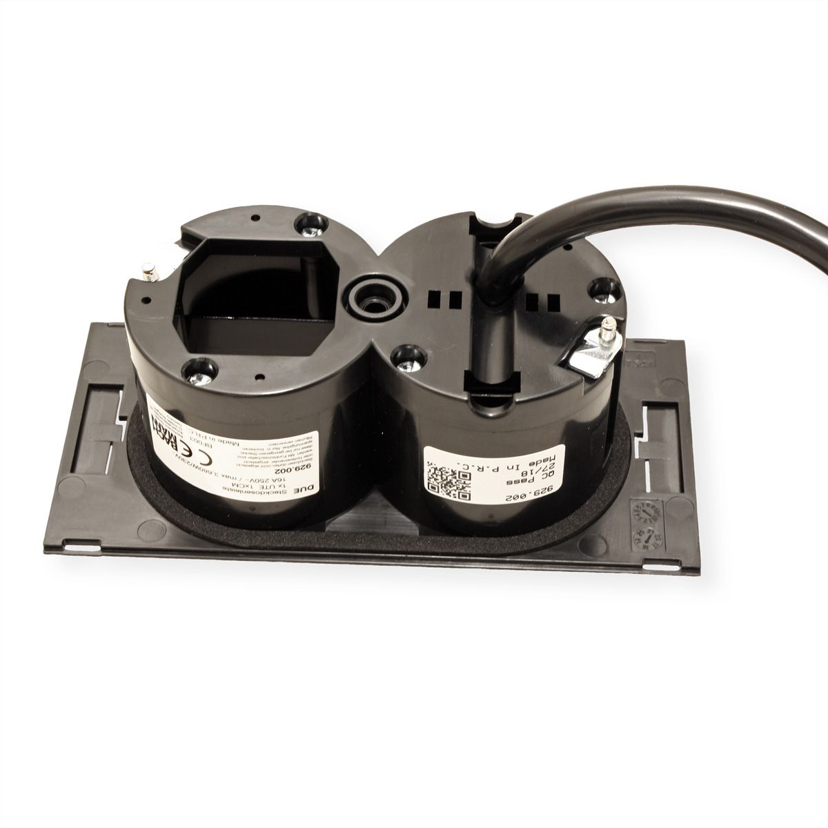 BACHMANN DUE 2xUTE power 2.0m AEH, black, 2 m