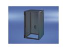 SCHROFF Novastar kast met beglaasde deur en achterwand, Slim-Line, RAL 7021, 945H 553B 600D