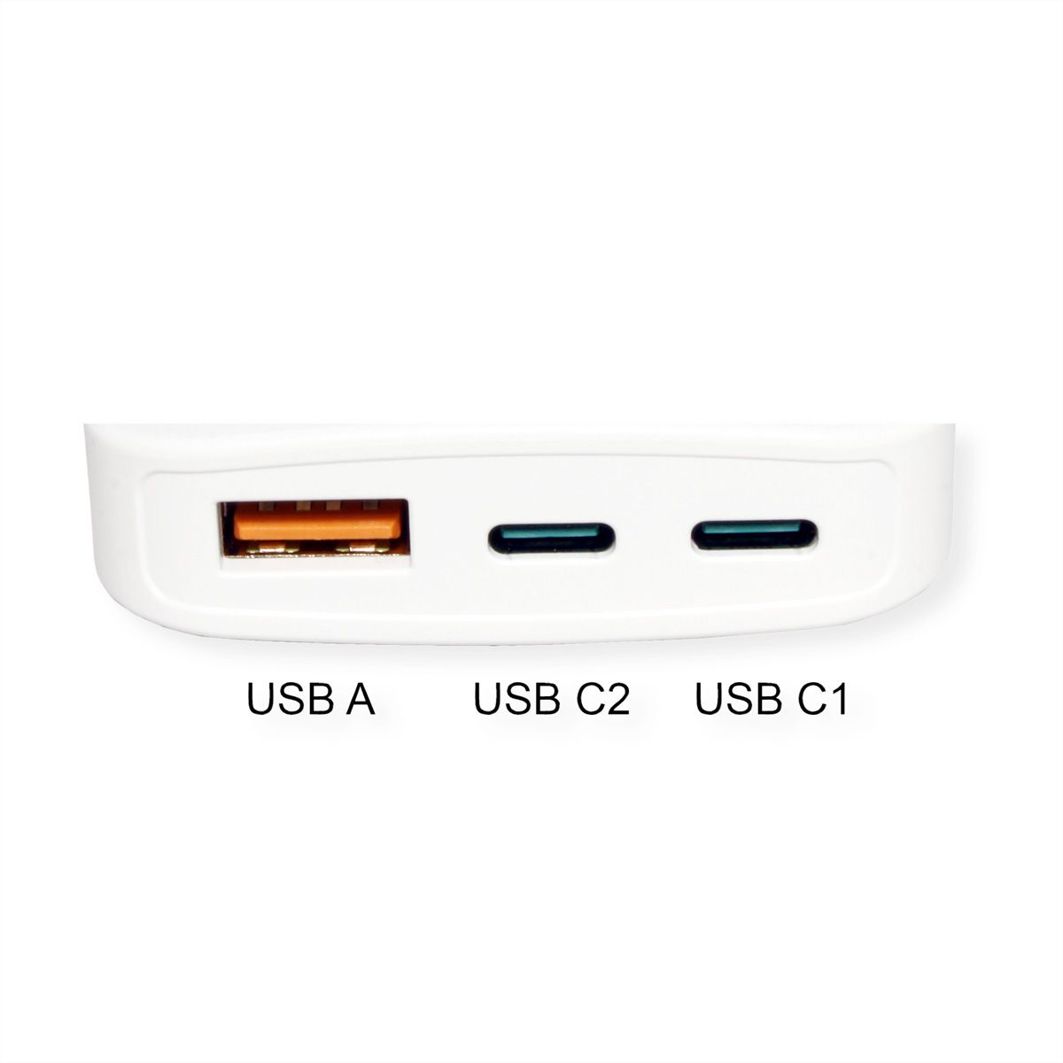 ROLINE USB-oplader, slank, met inklapbare eurostekker, 65 W