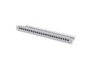 TELEGÄRTNER 19"-Modulträger 1 HE, mit 24 AMJ-SL-Modulen Kat.6A (Class EA), grau