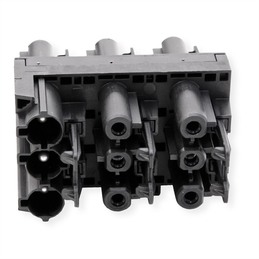 BACHMANN T verdeler GST18 3-polig, GST18 1x In 5x Uit