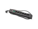 BACHMANN CONNECTUS 6xUTE, 1xSchalter 2,0m CEE7/7 Schwarz