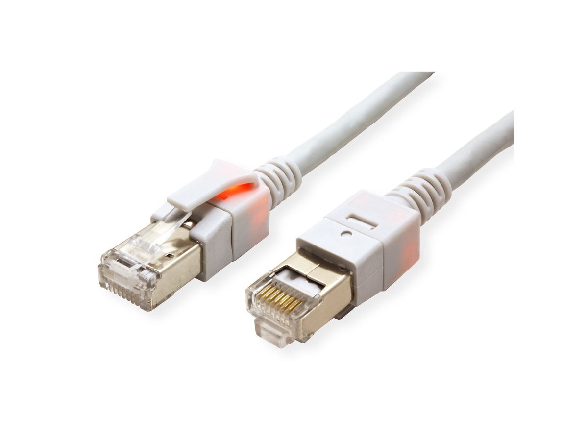 EasyLan S/FTP DualBoot LED Kabel Cat.6 (Class E), LSOH, grijs, 2,5 m
