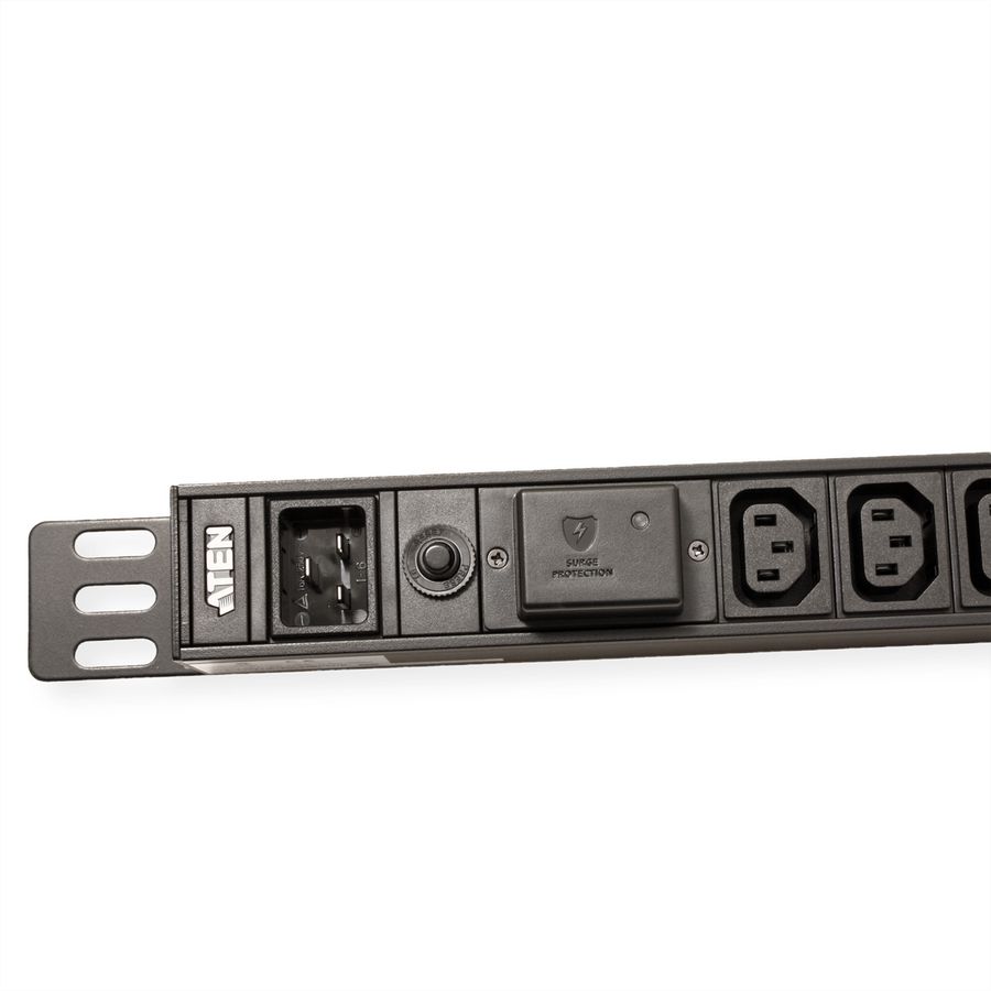 ATEN PE0216SG 0U 16A 16-poorts Basic PDU met overspanningsbeveiliging