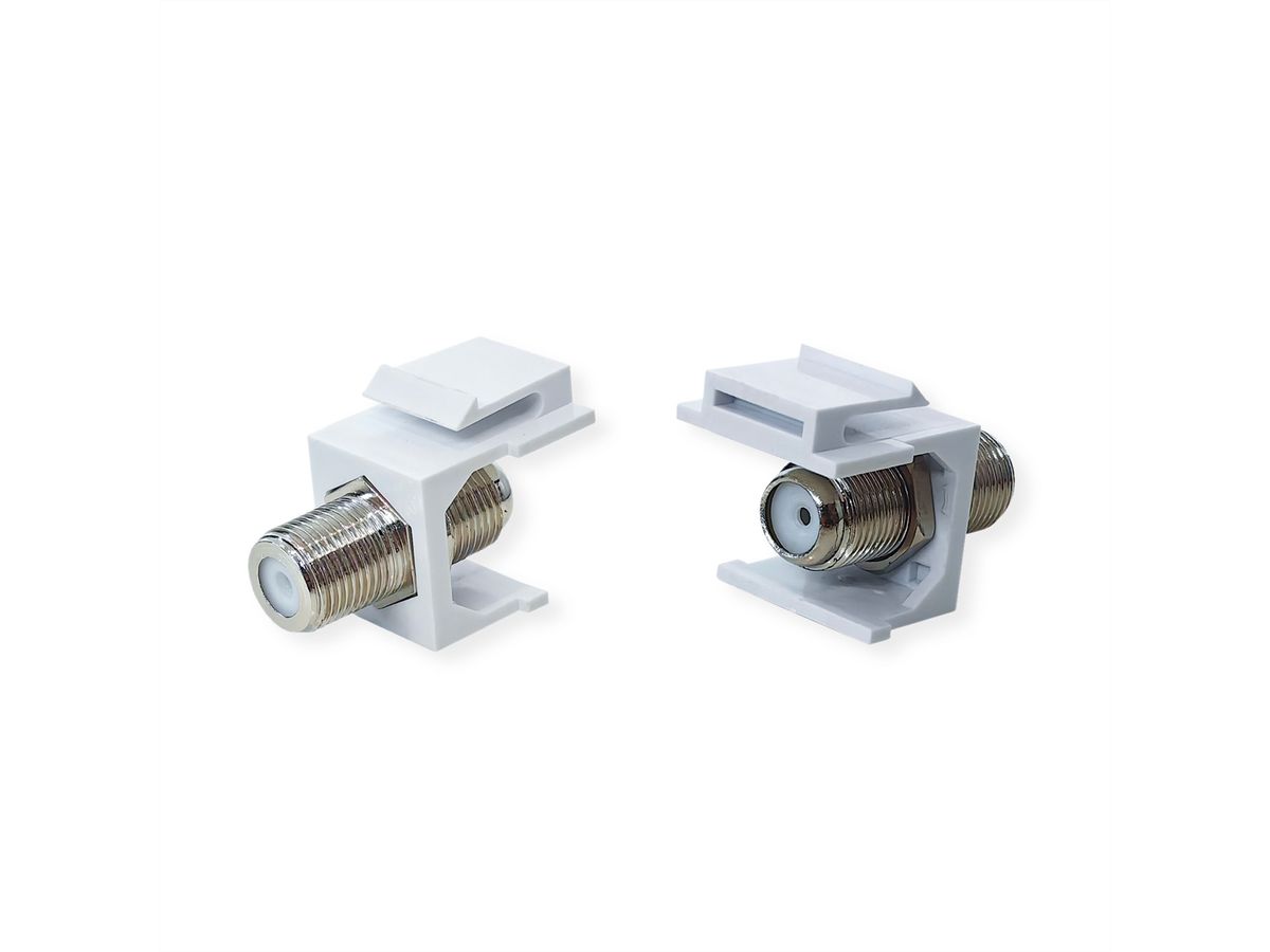 VALUE F-Type Keystone Coupler, Plastic