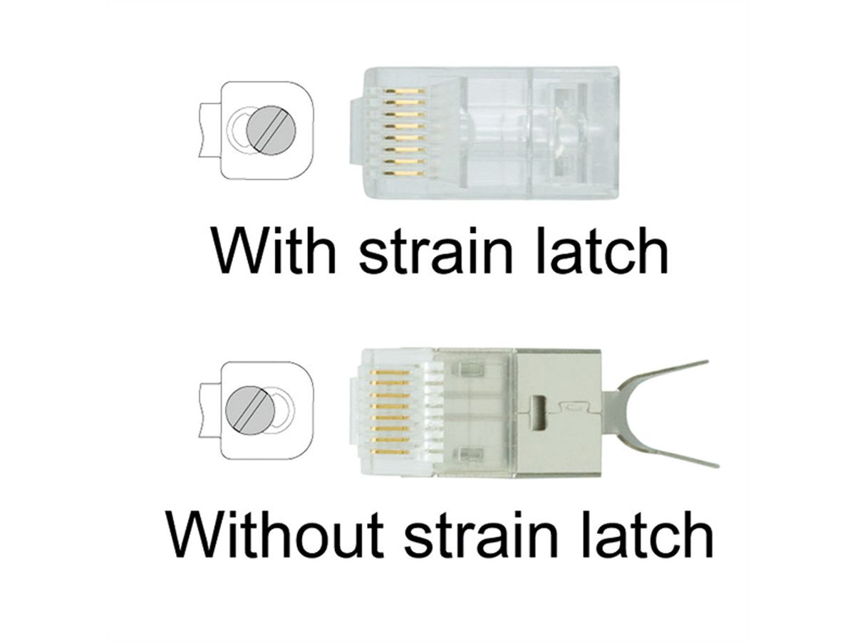 VALUE krimptang RJ45 (8P8C) met/zonder afscherming aansluiting