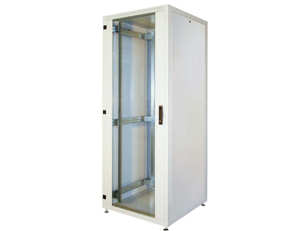 CONTEG RI7 ISeven IT-kast 42 HE, 800 x 800 mm, grijs
