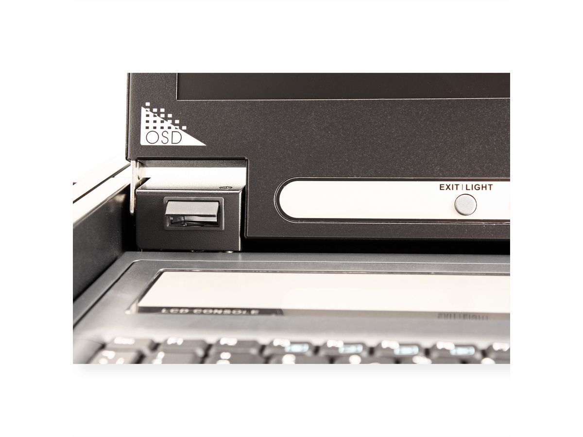 ATEN CL1000M KVM-Konsole, 43cm LCD, VGA, PS/2, UK-Layout