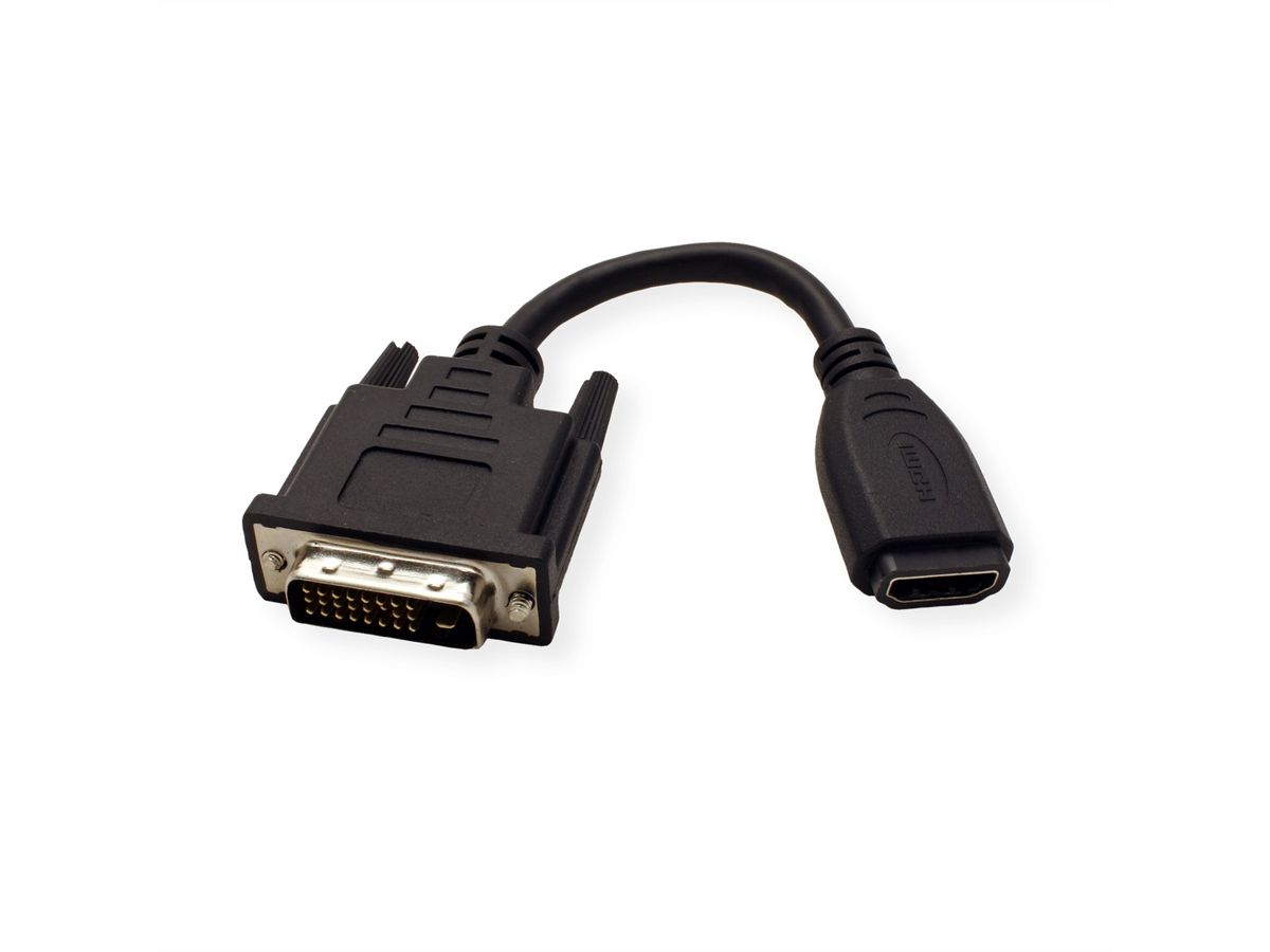 VALUE HDMI-DVI Adapter, HDMI Female / DVI-D Male