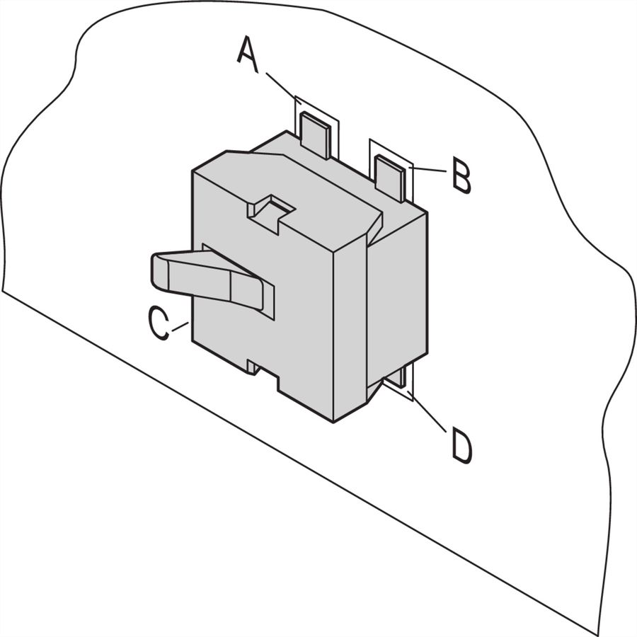 SCHROFF Microschakelaar voor AMC Modules