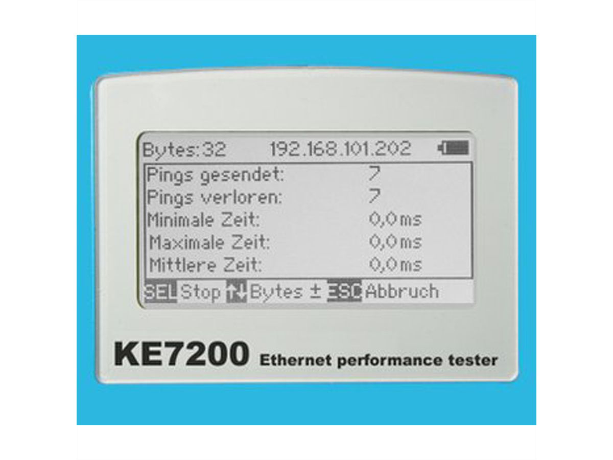 KE7200 Ethernet Performance Tester met 2 remote units KE7010