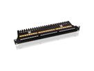 VALUE Cat.6 (Class E) 19" Patch Panel, 24 Ports, UTP, black