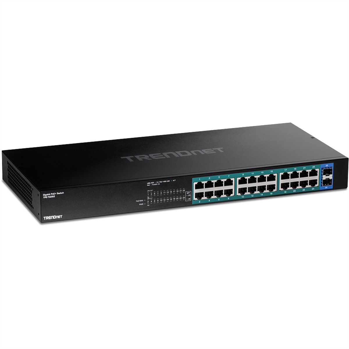 TRENDnet TPE-TG262 26-poorts Gigabit PoE+ switch