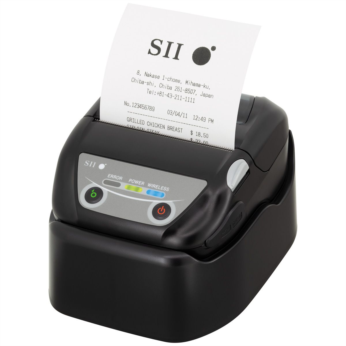 SEIKO MP-B30 mobiler Etikettendrucker, Bluetooth USB