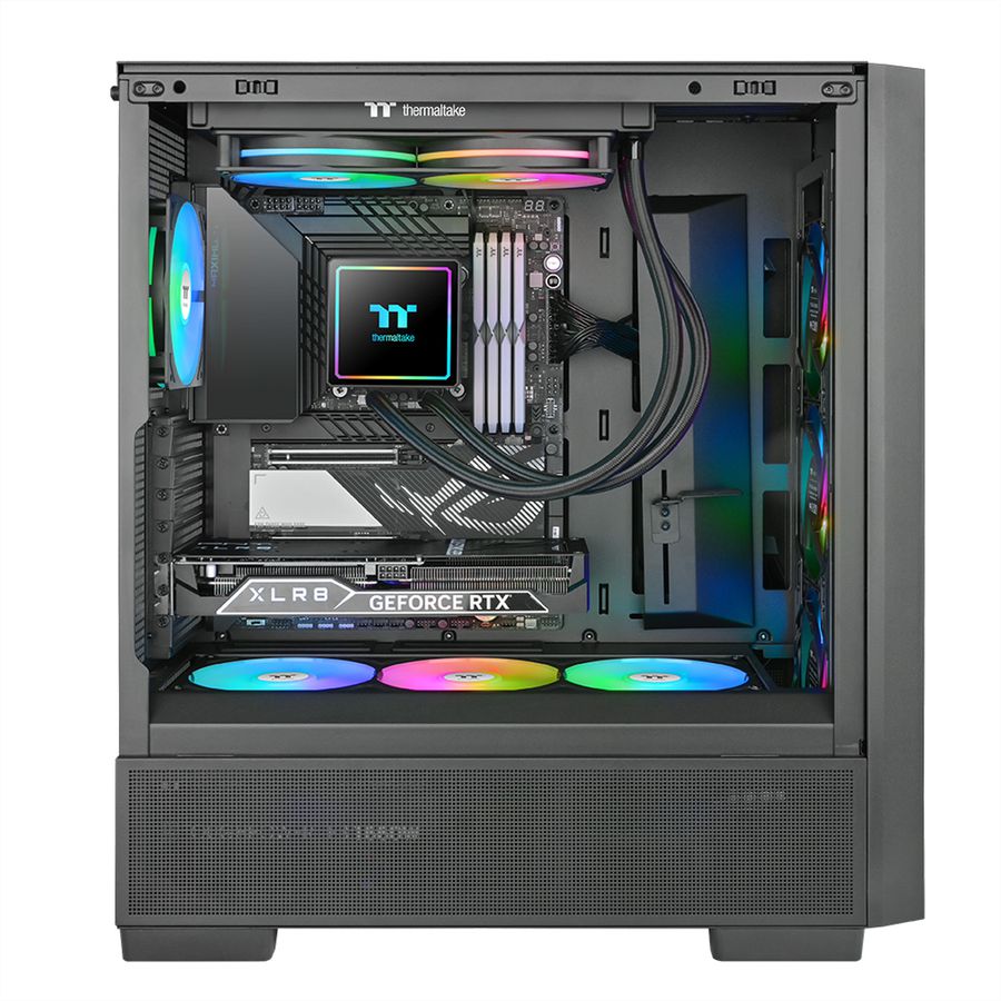 Thermaltake TH240 V3 ARGB Sync AIO CPU Liquid Cooler, Black