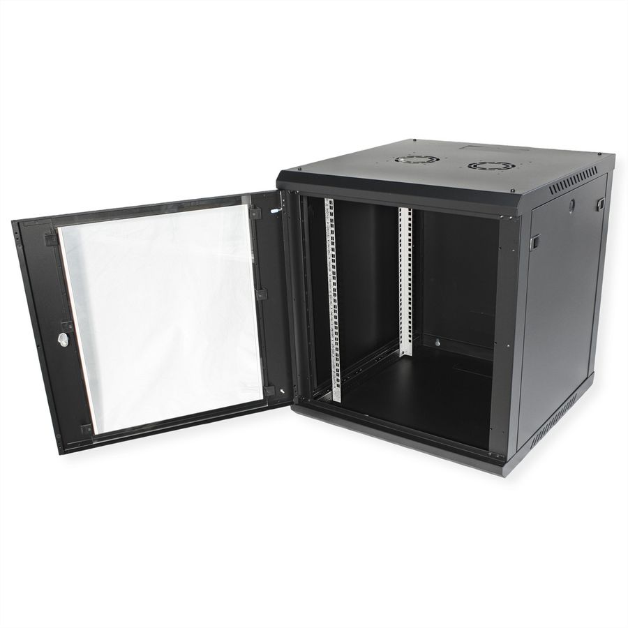 ROLINE 19" Wall Cabinet Basic Plus 12U, 600x600 BxT black