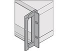 SCHROFF RatiopacPRO 19" rackmontagekast, achteraf te monteren afscherming met handgrepen, 2 HE, 84 PK, 255 mm