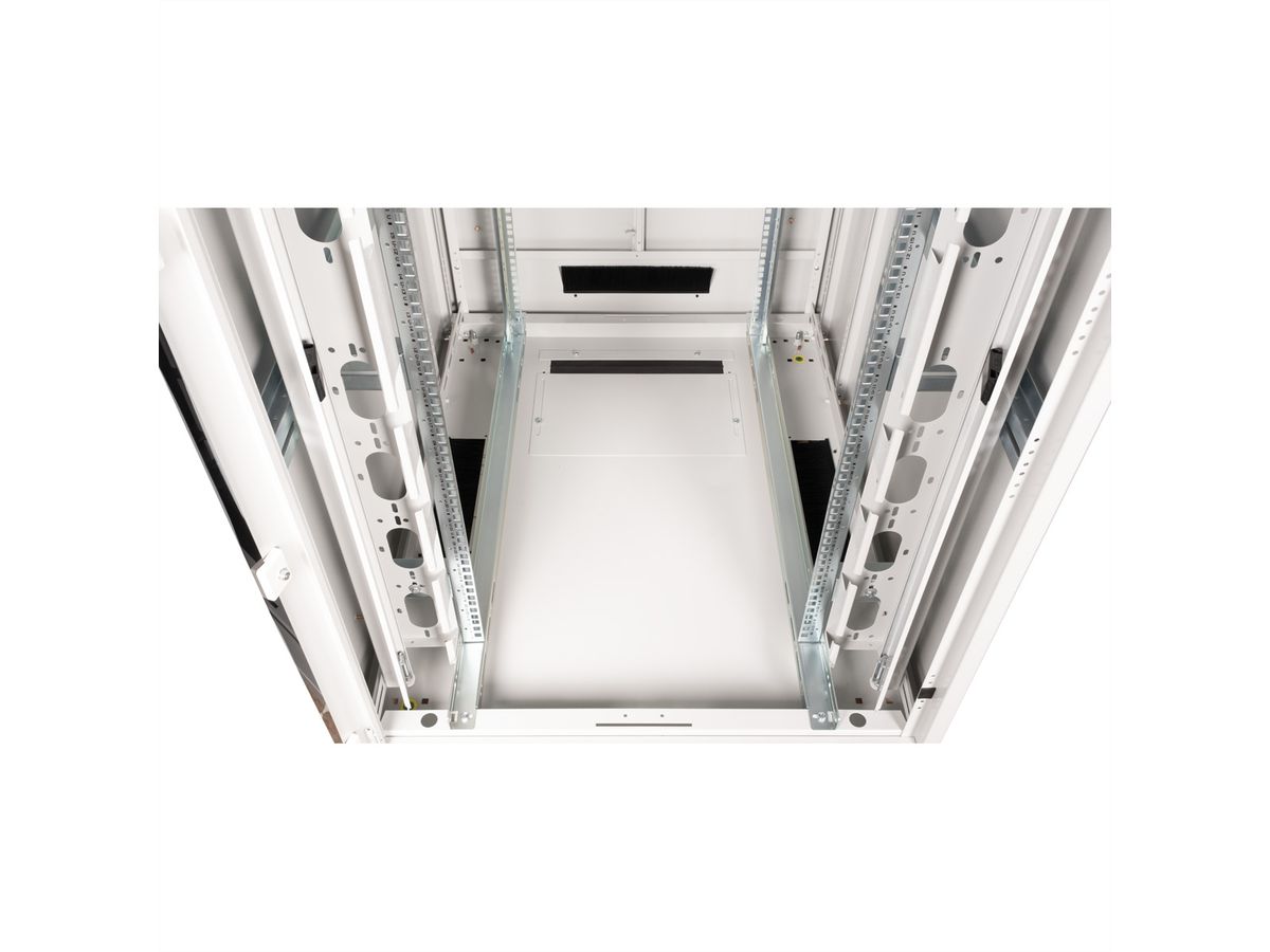 ROLINE 19-inch netwerkkast Pro 26 U, 800x1000 BxD Glazen deur grijs