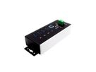 EXSYS EX-1185HMVS-WT USB3.0 Metall Hub 4 Ports Din Rail Temperaturber. -40°C bis 85°C