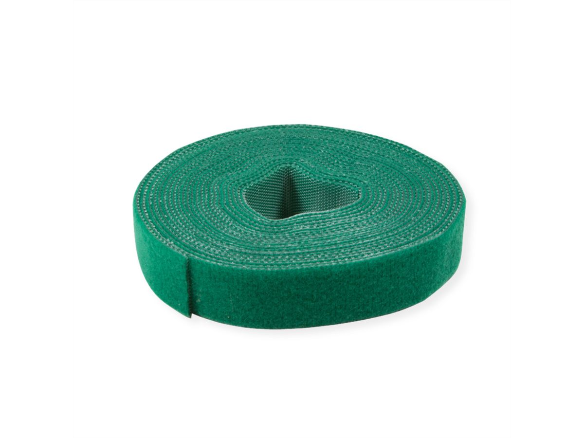 VALUE Strap Cable Tie Roll, Width 10mm, green, 25 m