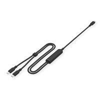 VALUE USB 2.0 Y-Splitter Charging Cable, 1x C to 2x C, max. 100W, black, 1.8 m