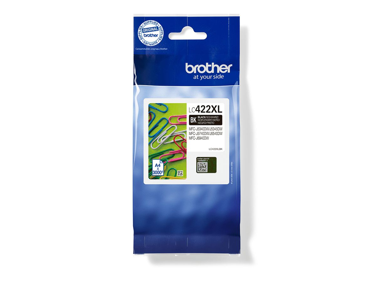 Brother LC422XLBK ink cartridge 1 pc(s) Original Black
