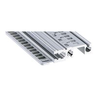 SCHROFF horizontale rail, voorzijde, type H-LD, zwaar, lange lip, voor IEEE-toepassing, 84 HP