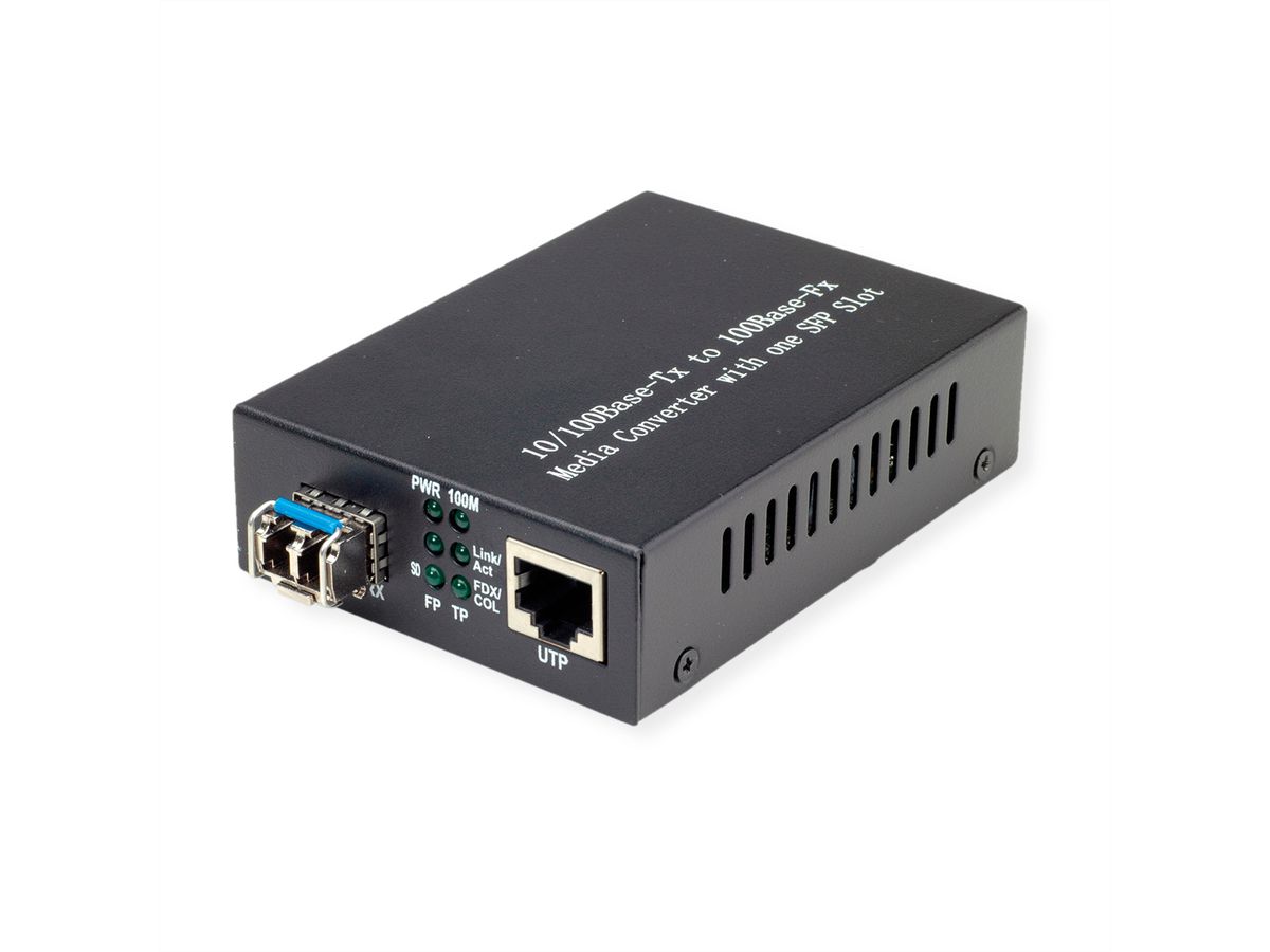 VALUE Fast Ethernet-converter, RJ-45 - LC (incl. Mini-GBIC)