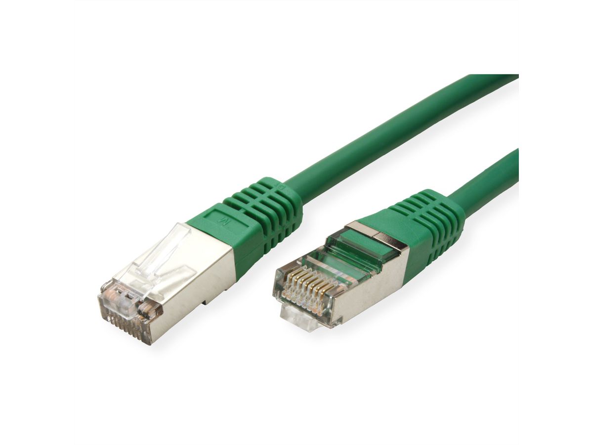 ROLINE FTP Patch Cord Cat.5e (Class D), green, 5 m