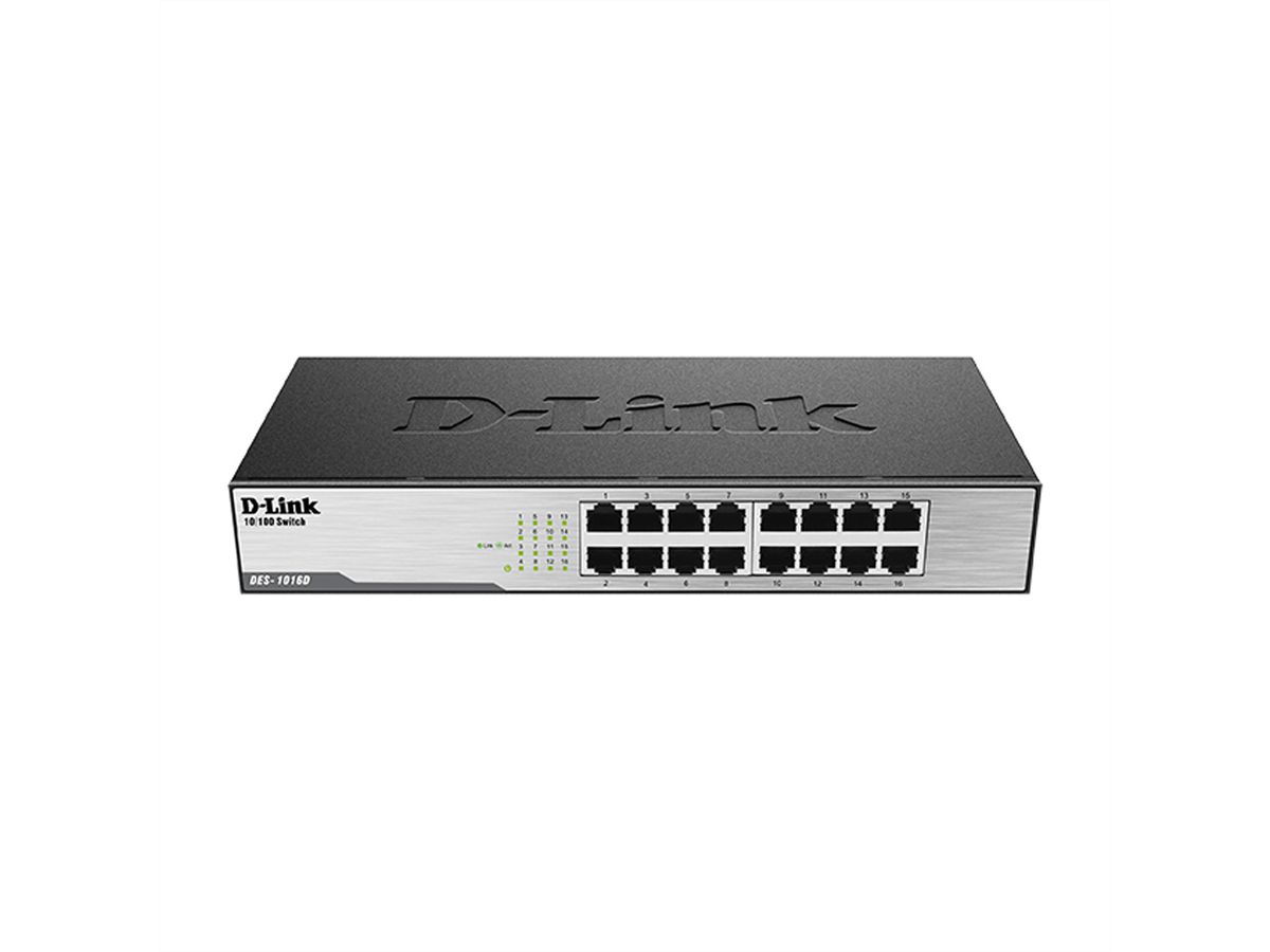 D-Link DES-1016D/E 16-poorts Fast Ethernet switch