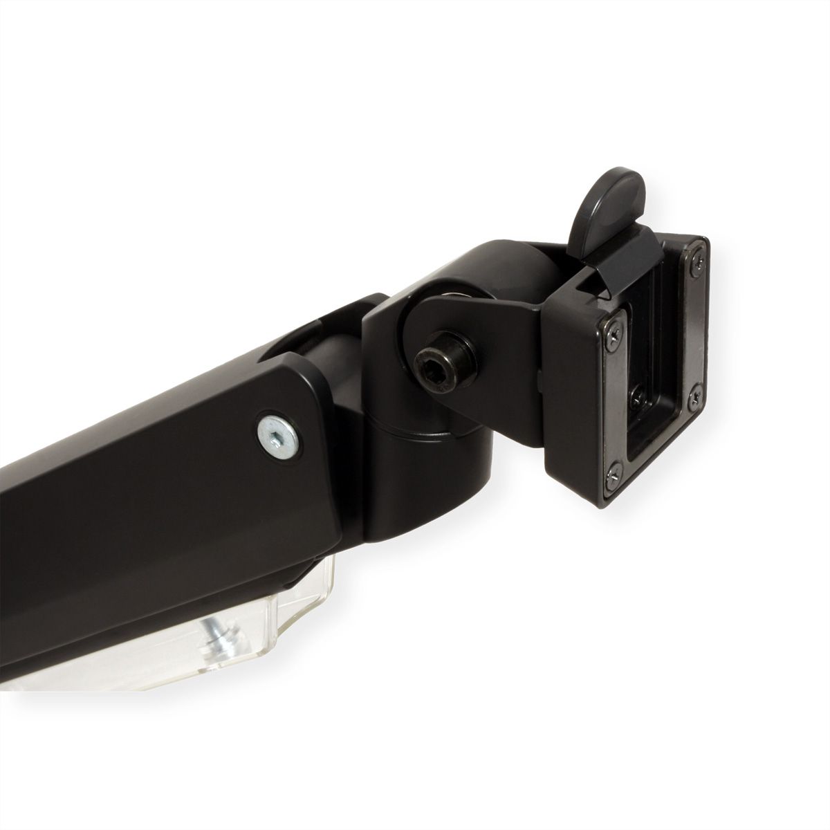 ROLINE Dual LCD Monitor Stand Pneumatic, Desk Clamp, Pivot, 5 Joints, max. 15 kg, up to 35"