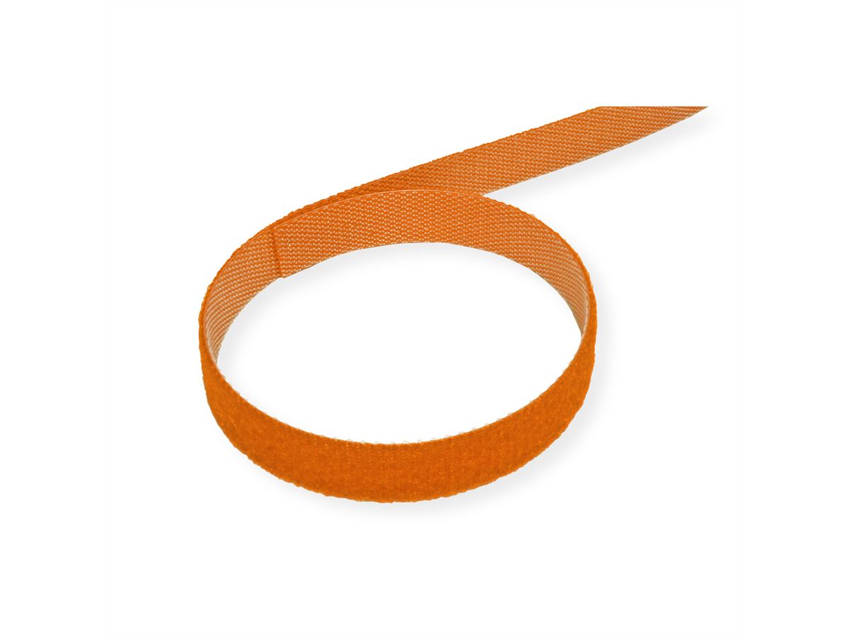 VELCRO® One Wrap® Tape 10 mm breed, oranje, 25 m