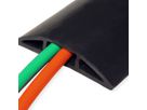 ROLINE Flex Cable Duct, TPE, black, 1.8 m