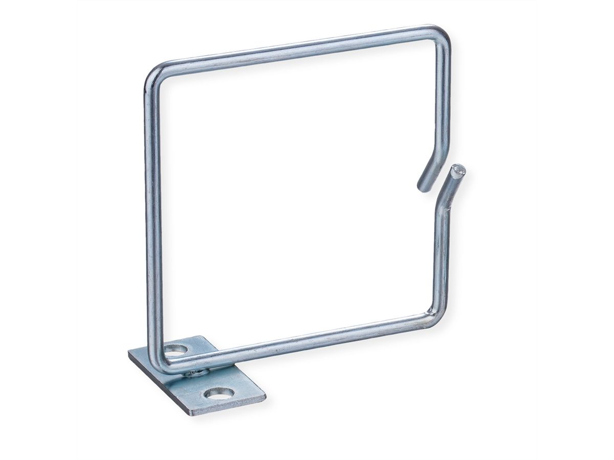 19" Cable Manager, 80x80mm, metal, Mounting central, cable entry central