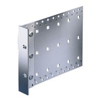SCHROFF EuropacPRO zijwand voor textielpakkingen, Type H, zwaar, 6 HE, 235 mm