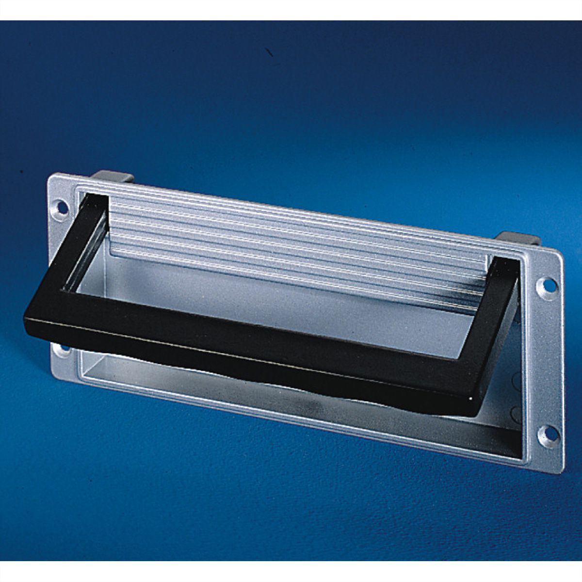 SCHROFF Klapgreep Gegoten RAL 9005, zwart