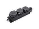 BACHMANN distributor socket outlet 3xCEE7/3, 3x earthing contact IP44