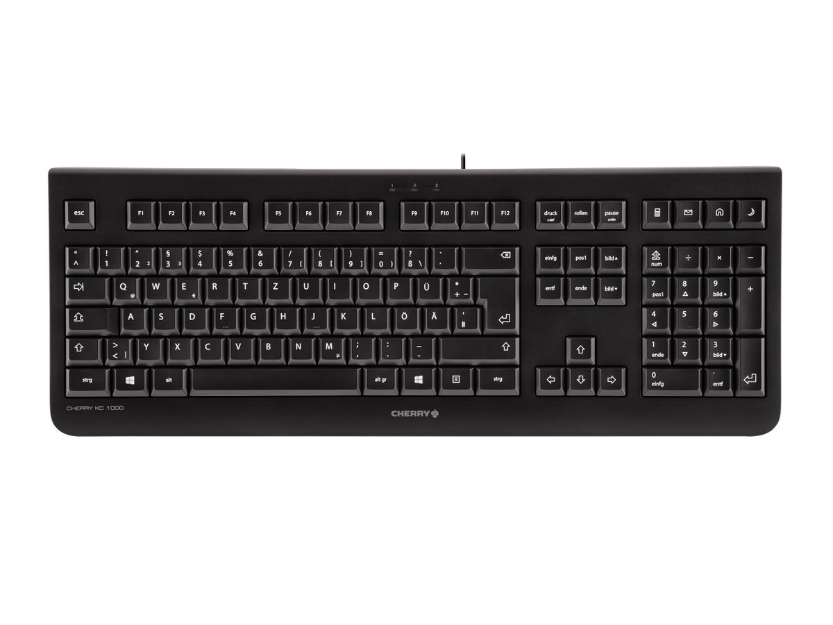 CHERRY KC 1000 USB QWERTY English Black