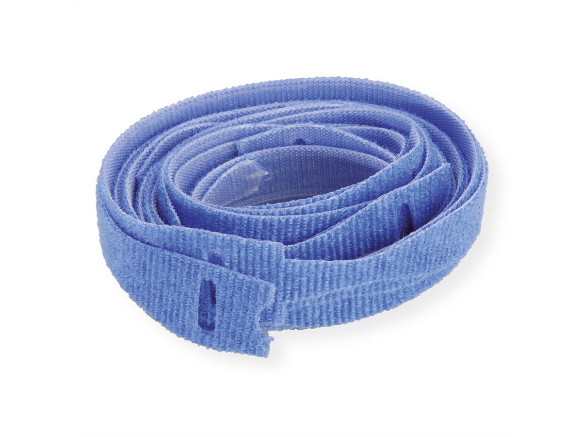 VELCRO® ONE-WRAP® Strap Klettband mit Lasche, 10Stk., blau, 20 cm - SECOMP  Electronic Components GmbH