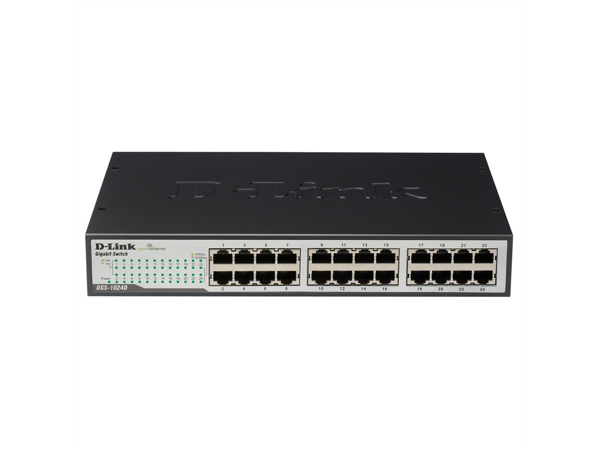 D-Link DGS-1024D 24-Poorts Gigabit Switch