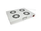 ROLINE 19-inch fan unit 4 fans, Thermostat grey