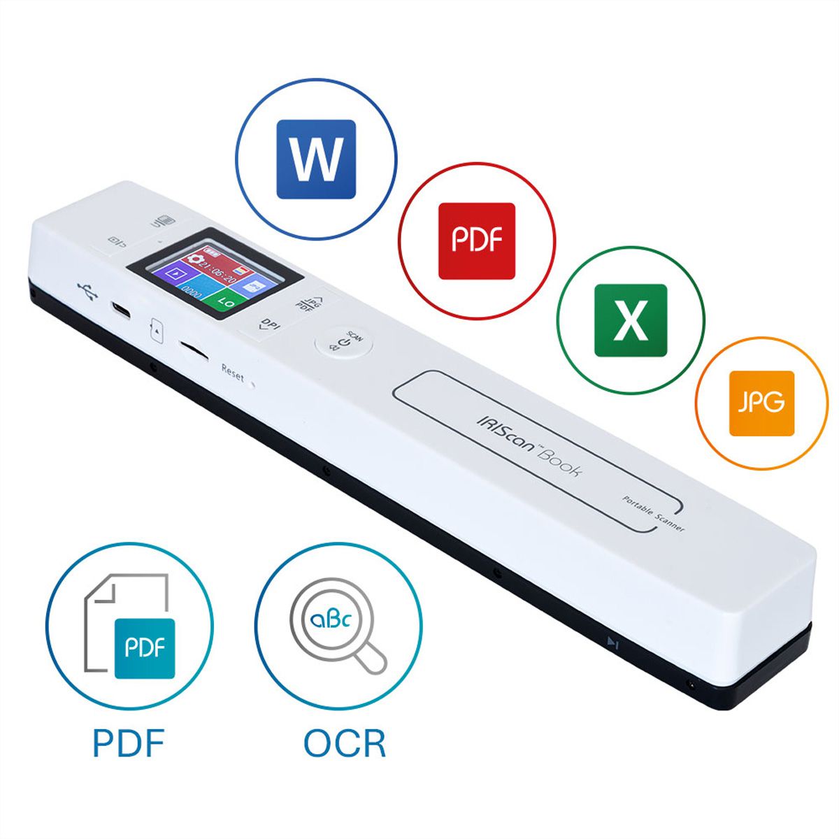 IRIScan Book 7 Handheld-Scanner, Dokumenten- und Buchscanner