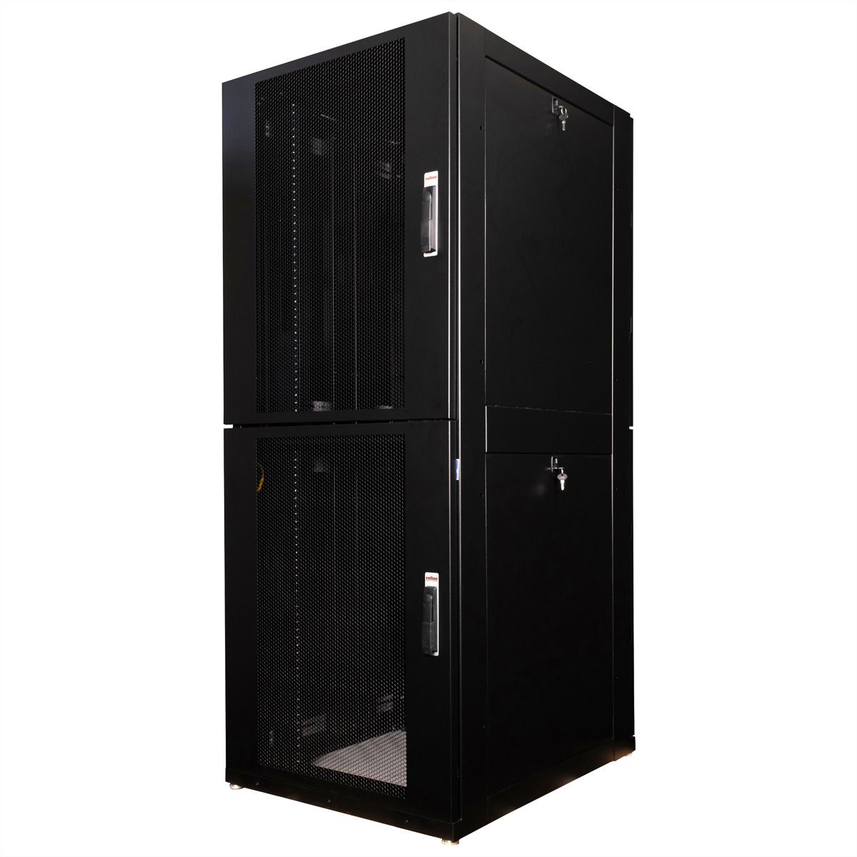 ROLINE colocation-kast 42HE 800x1000 mm, 2 compartimenten, zwart