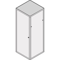 SCHROFF Eurorack Top Cover Flush, Plain, RAL 7021, 600W 800D