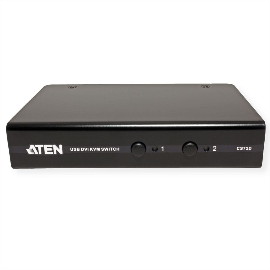 ATEN CS72D KVM Switch DVI, USB, Audio, 2-Poorts