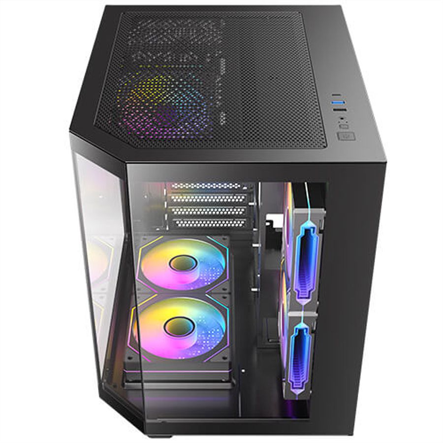 ANTEC CX M2 ARGB B PC Case, Mini-Tower microATX, schwarz